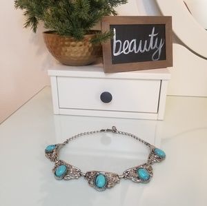 Turquoise and Silver Necklace